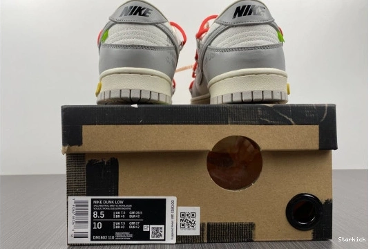 6 Lot O-W DM1602-110 Dunk Low Nike 0809